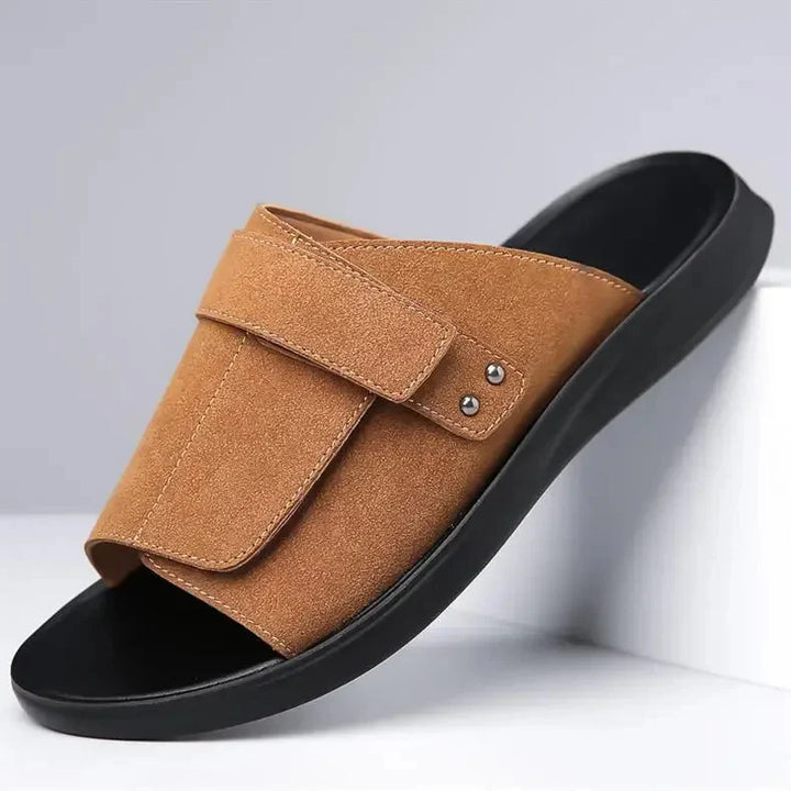 Herre Klassiske Sandaler med Bred Rem og Nitter