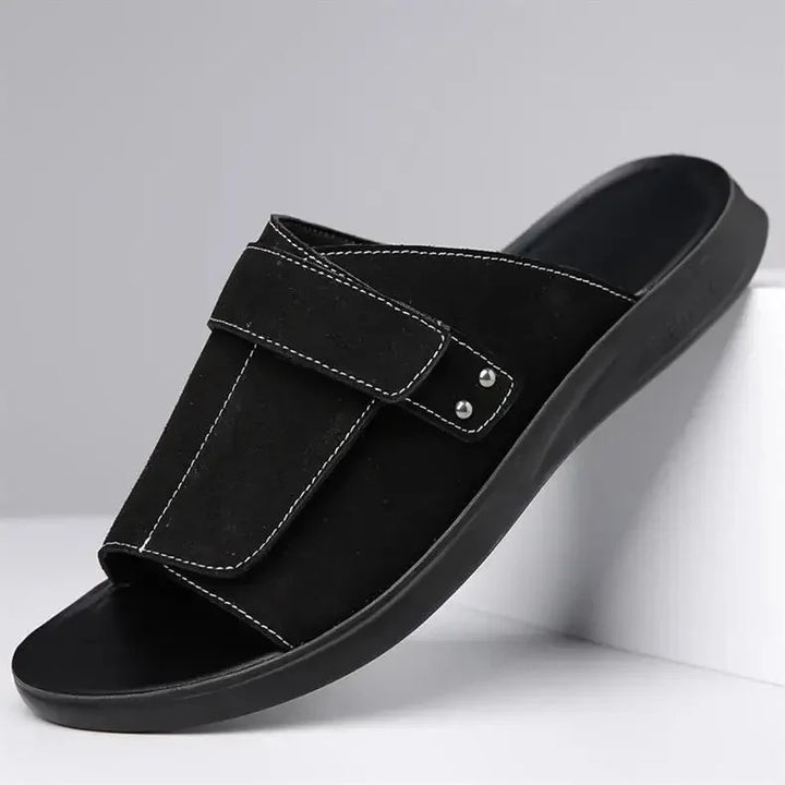Herre Klassiske Sandaler med Bred Rem og Nitter