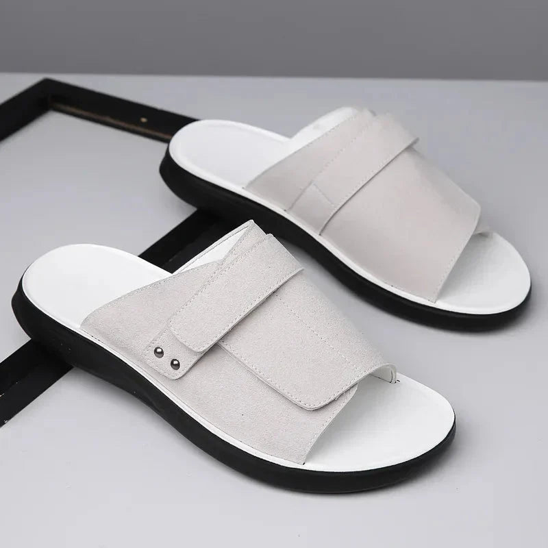 Herre Klassiske Sandaler med Bred Rem og Nitter