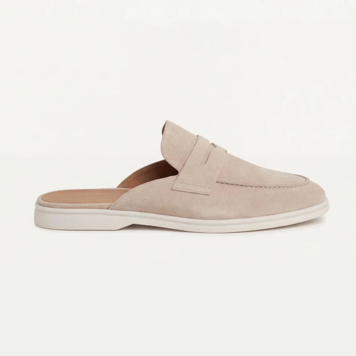 Mænd Casual Slip-on Mules med Penny-Strap og Flad Sål