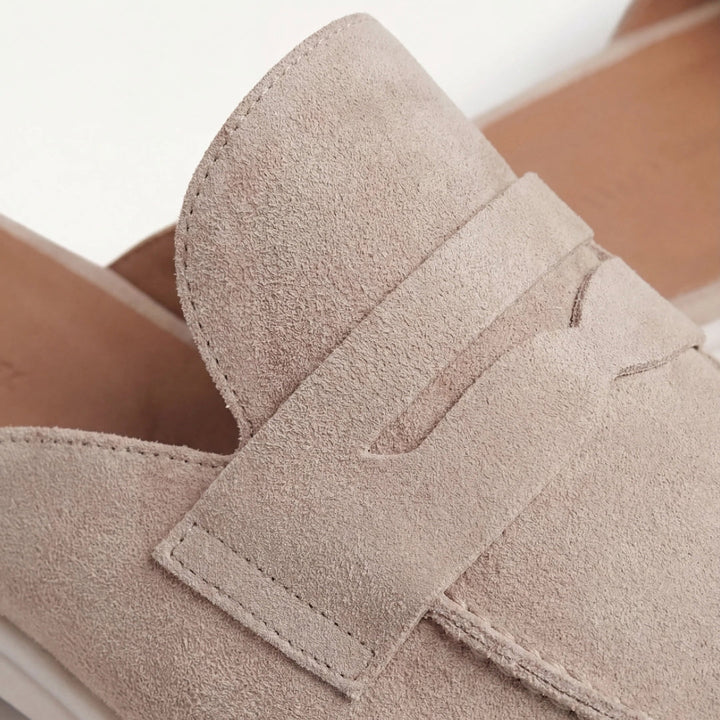 Mænd Casual Slip-on Mules med Penny-Strap og Flad Sål