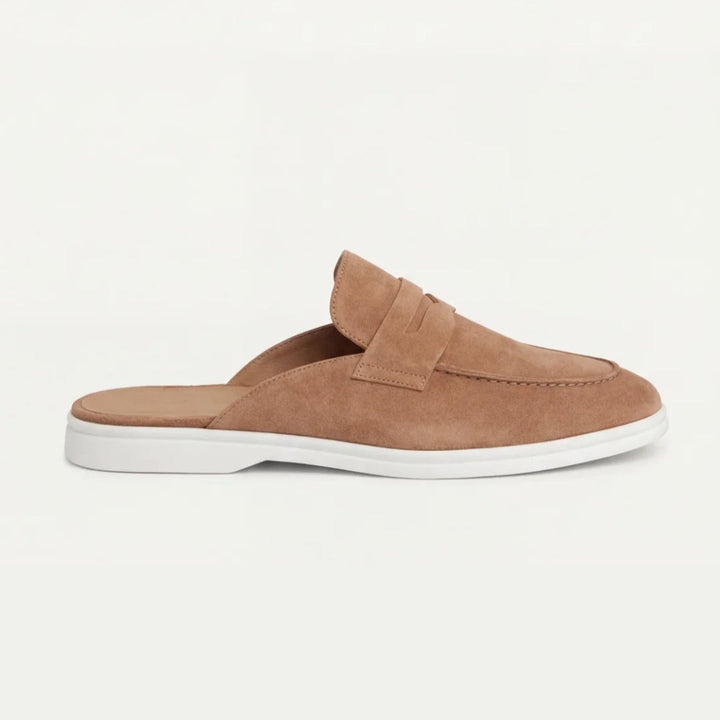 Mænd Casual Slip-on Mules med Penny-Strap og Flad Sål