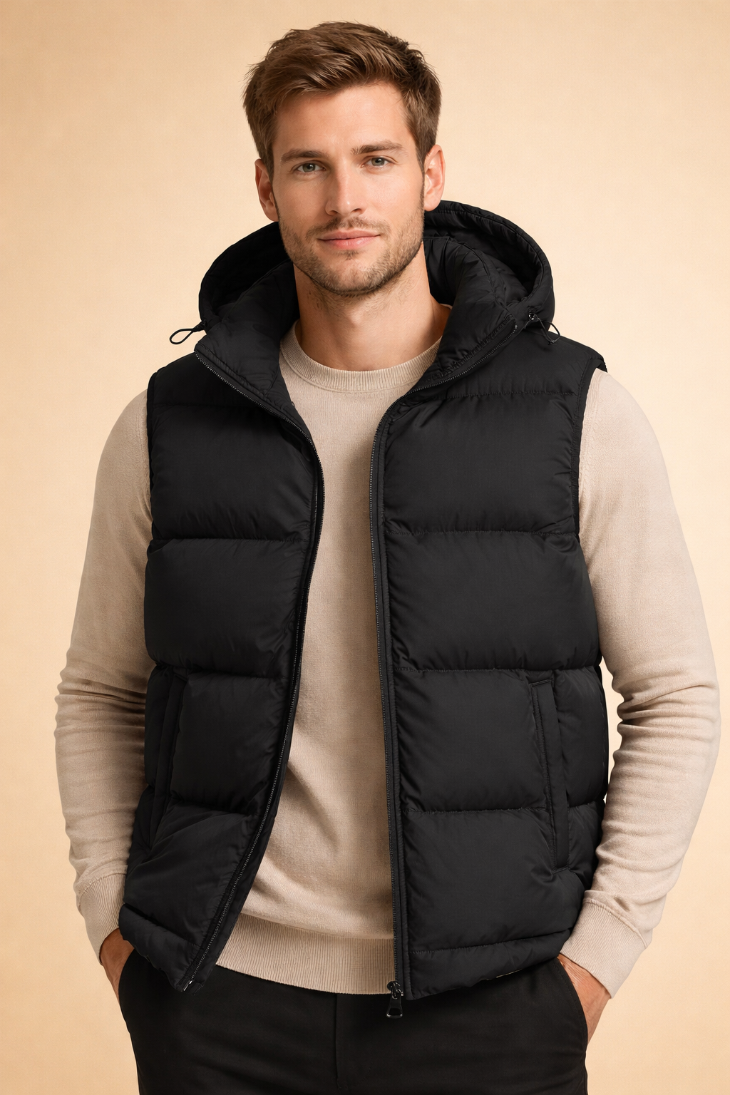 Luca Moretti - Premium Vatteret Vest Til Herre
