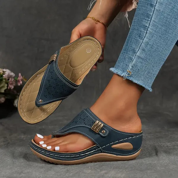 Kvinder Elegante Plateau Kilesandaler med Komfortabel Sål