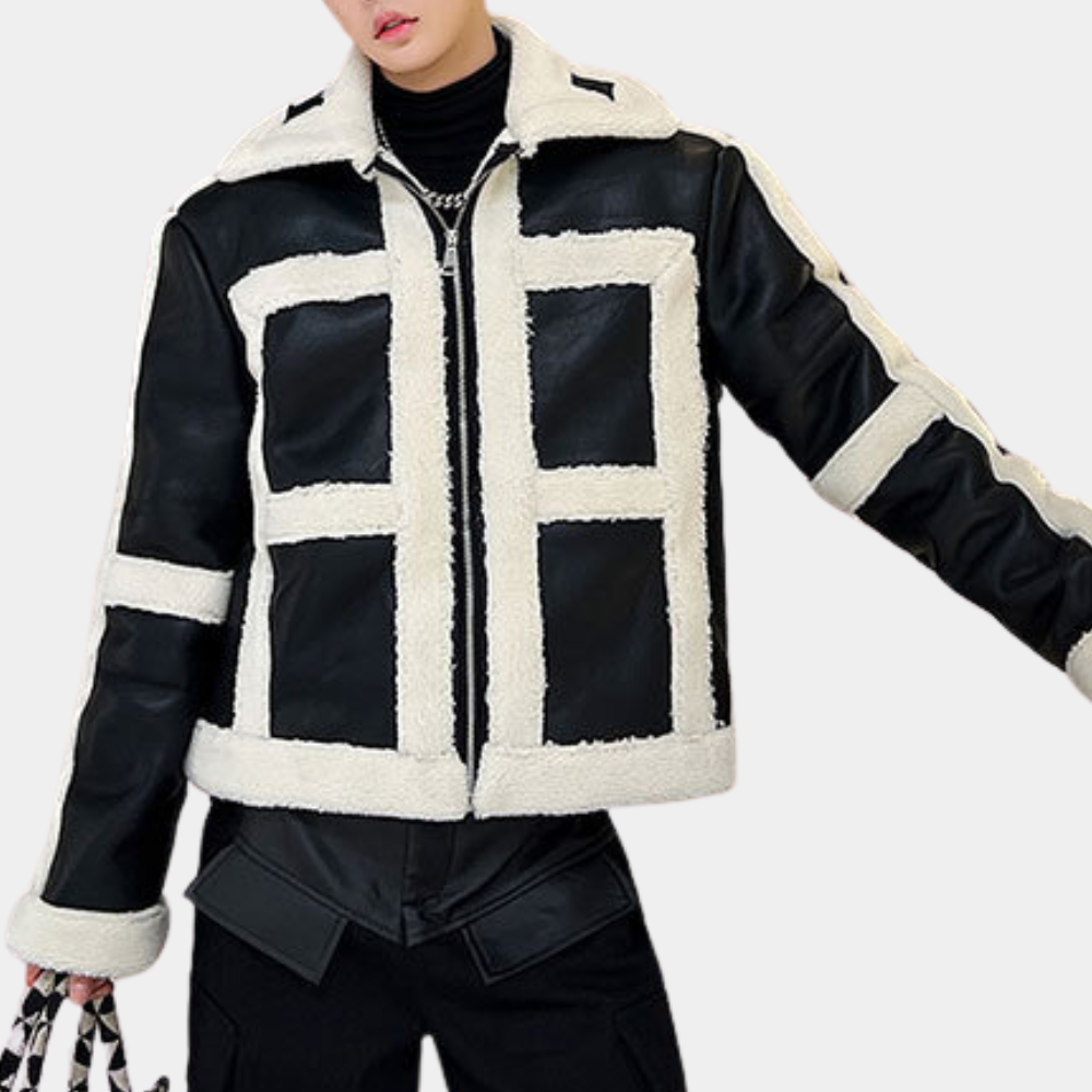 Analu - Trendy Motorcykel Jakke Til Den Moderne Mand