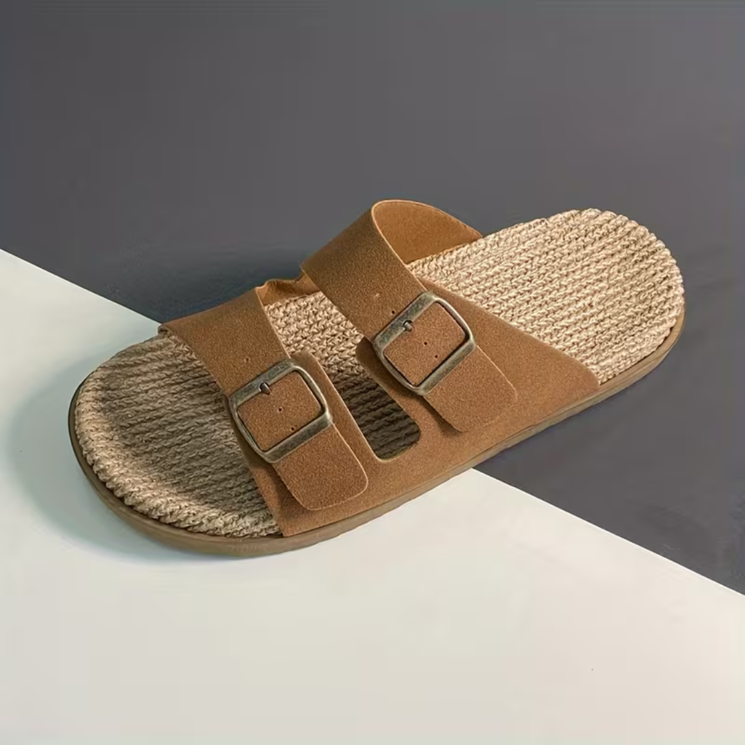 Mænd Casual Sandaler med Flettet Fodseng