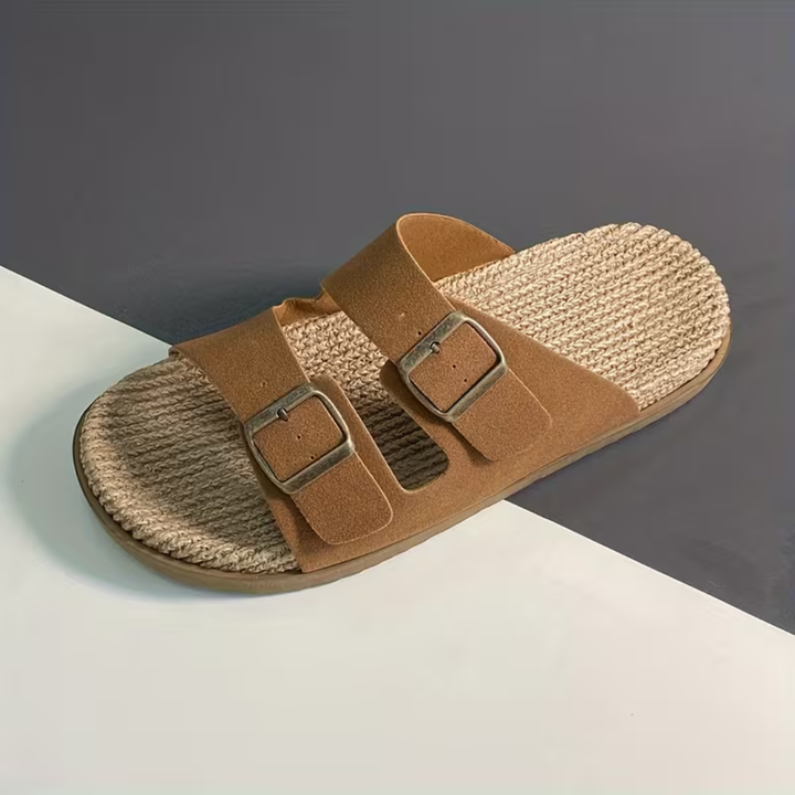 Mænd Casual Sandaler med Flettet Fodseng