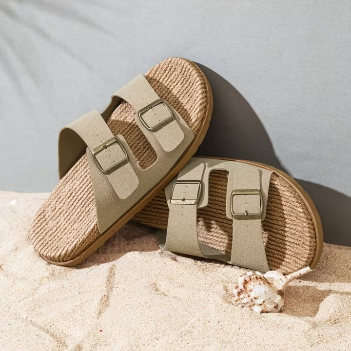 Mænd Casual Sandaler med Flettet Fodseng