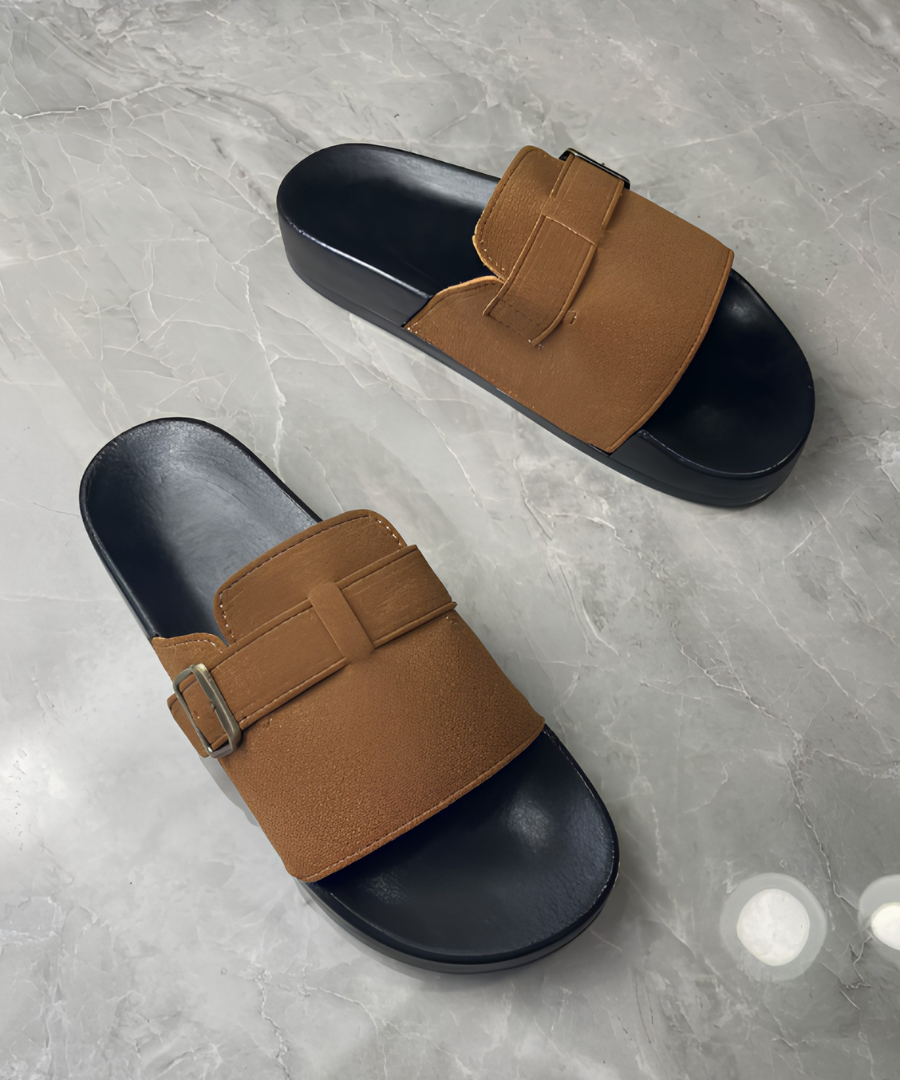 Mænd Elegante Platform Sandaler med Åben Tå