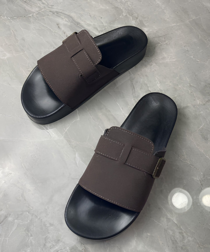 Mænd Elegante Platform Sandaler med Åben Tå