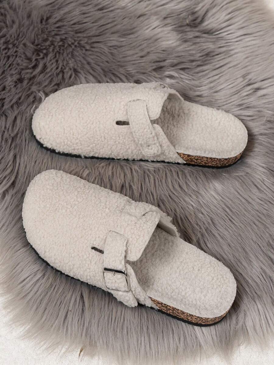Elegante Mules Clogs med Vristrem og Komfortabel Korkbund