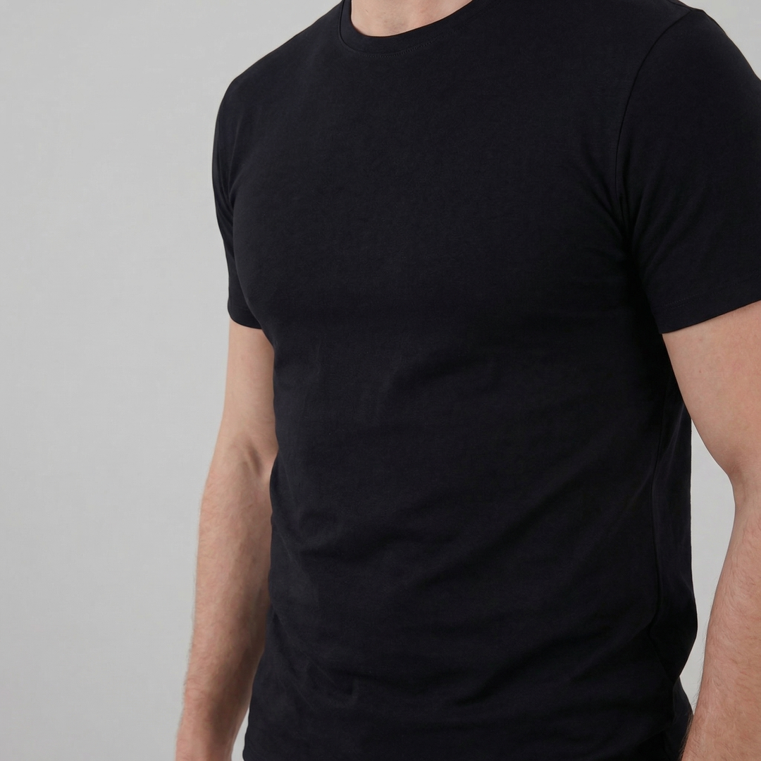 Stilren Kortærmet Herre T-shirt - til Mænd