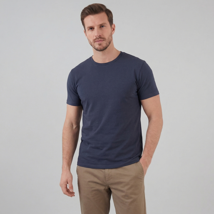 Stilren Kortærmet Herre T-shirt - til Mænd