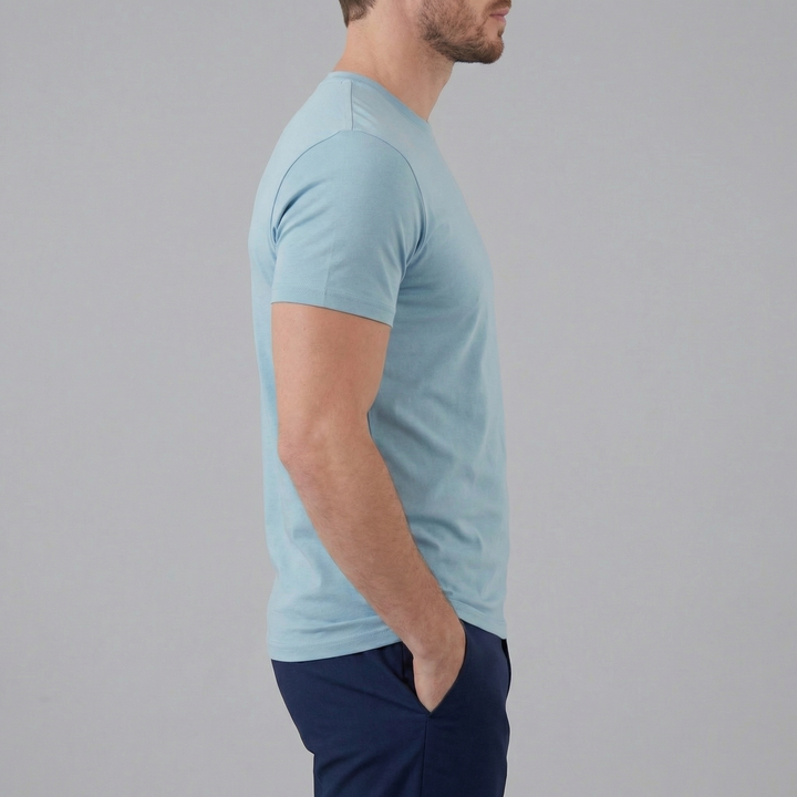 Stilren Kortærmet Herre T-shirt - til Mænd