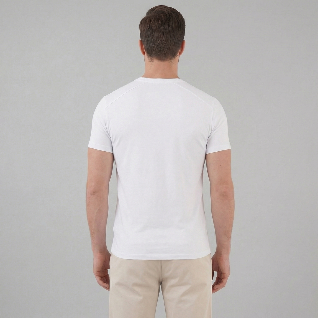 Stilren Kortærmet Herre T-shirt - til Mænd