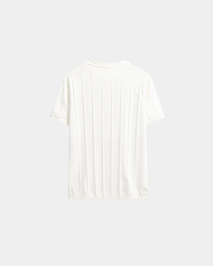 Herre Strikket T-Shirt – Kortærmet