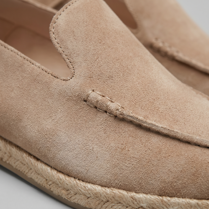 Klassiske Espadrille Loafers med Flettet Sål - til Mænd
