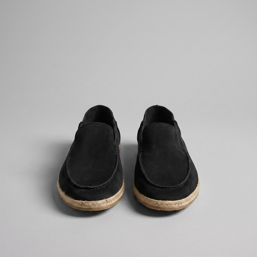 Klassiske Espadrille Loafers med Flettet Sål - til Mænd