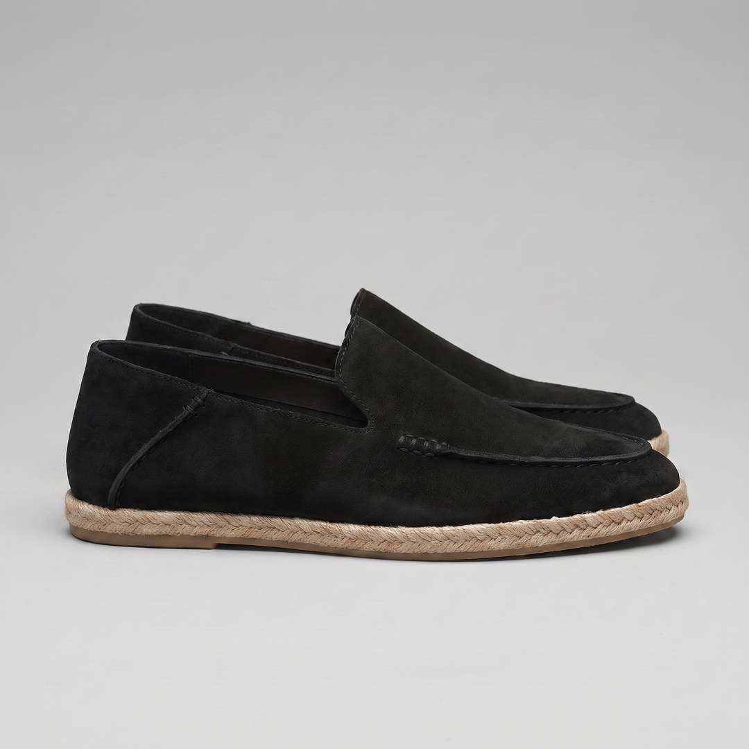 Klassiske Espadrille Loafers med Flettet Sål - til Mænd