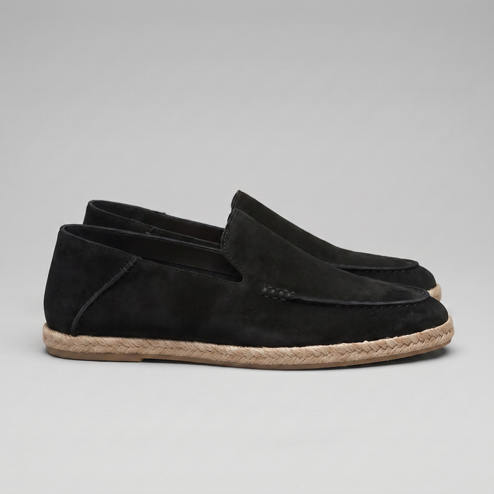 Klassiske Espadrille Loafers med Flettet Sål - til Mænd
