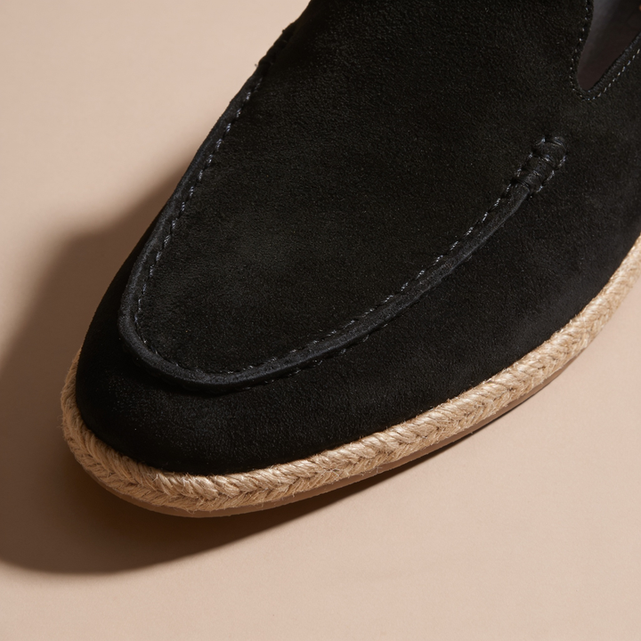 Klassiske Espadrille Loafers med Flettet Sål - til Mænd