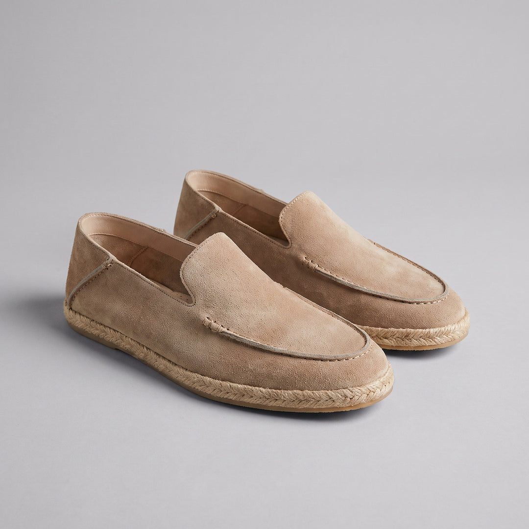 Klassiske Espadrille Loafers med Flettet Sål - til Mænd