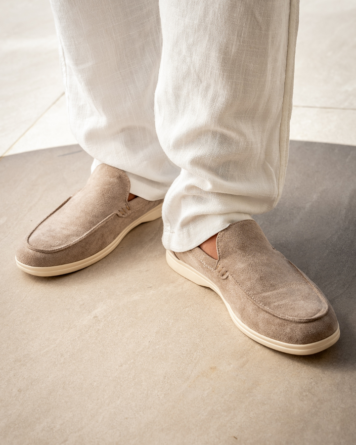 Klassiske Loafers med Sneaker Sål og Moccasin-Syninger - til Mænd