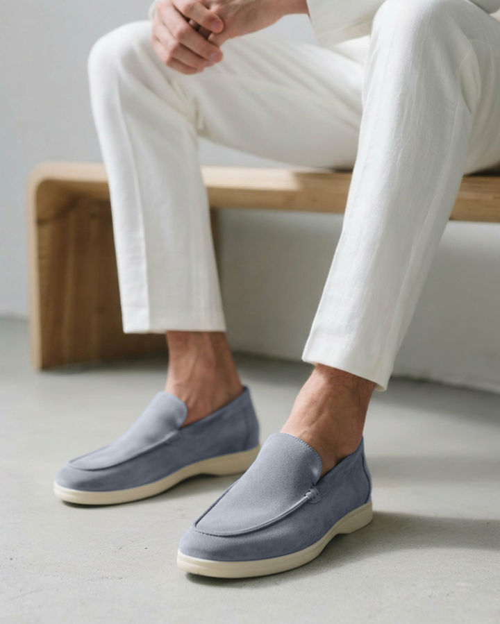 Klassiske Loafers med Sneaker Sål og Moccasin-Syninger - til Mænd