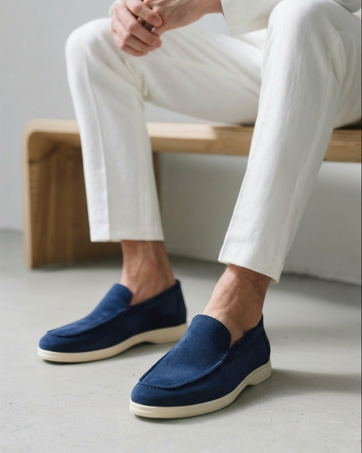 Klassiske Loafers med Sneaker Sål og Moccasin-Syninger - til Mænd