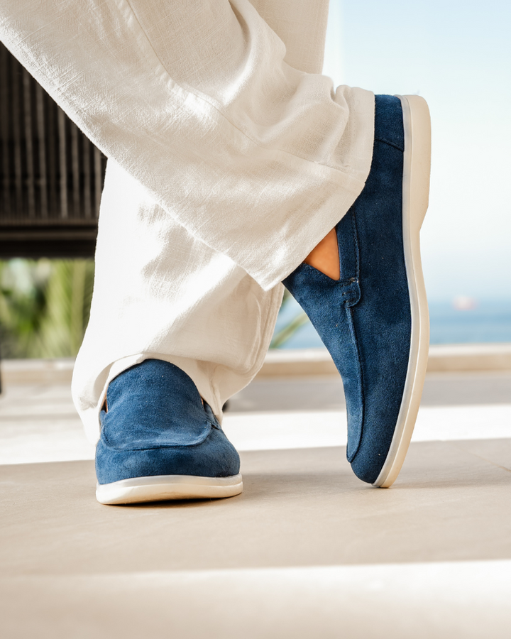 Klassiske Loafers med Sneaker Sål og Moccasin-Syninger - til Mænd