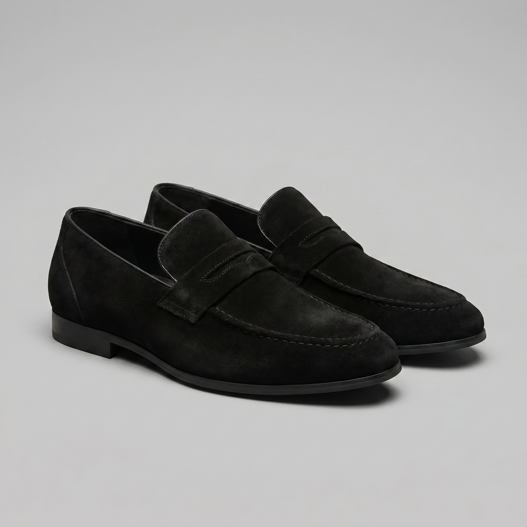 Ruskind Penny Loafers til Mænd – Klassisk Casual Stil