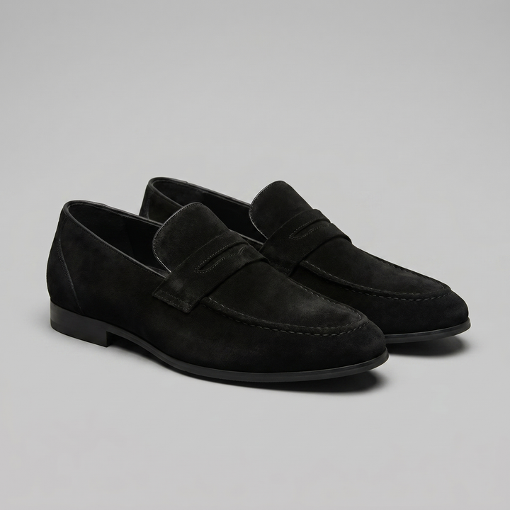 Ruskind Penny Loafers til Mænd – Klassisk Casual Stil