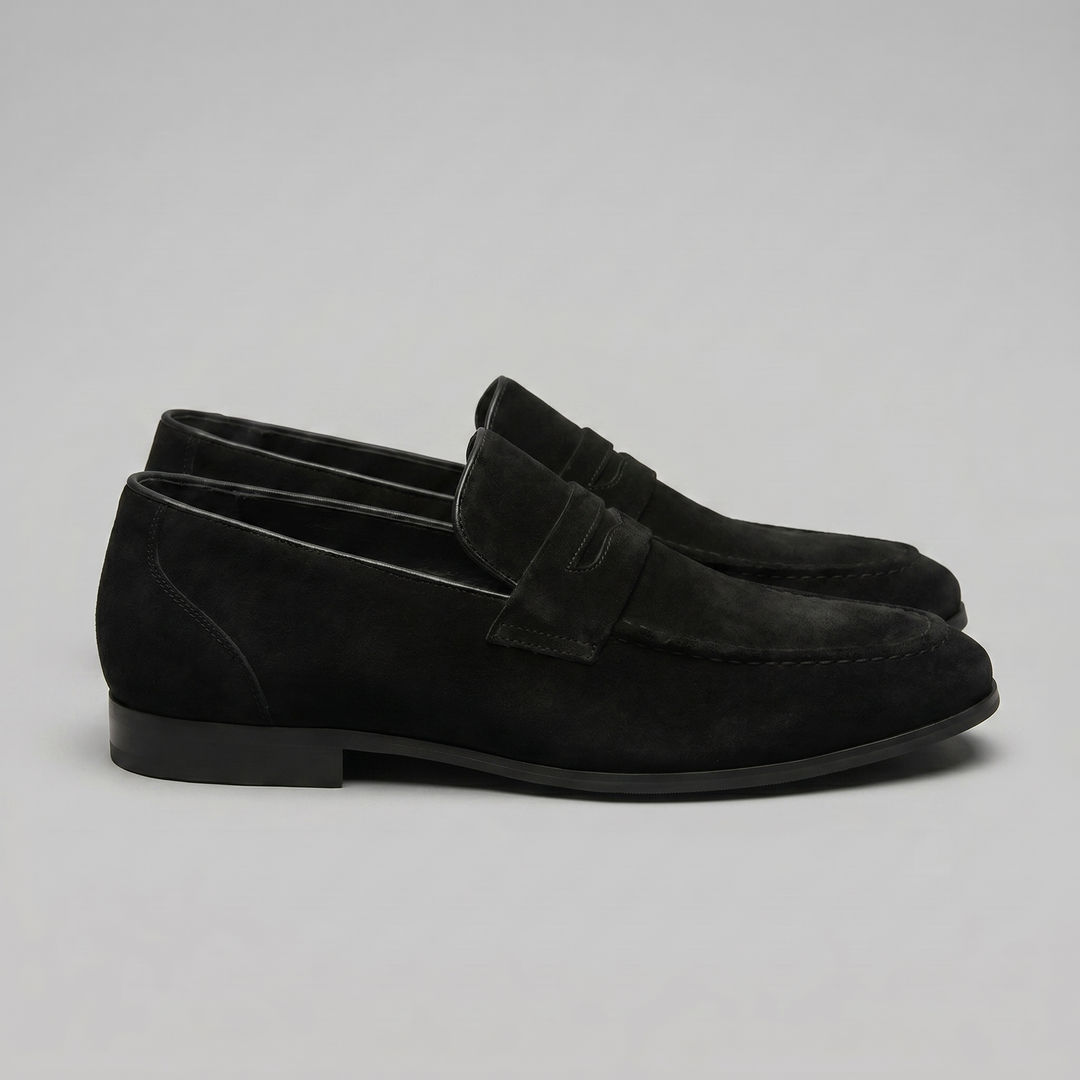 Ruskind Penny Loafers til Mænd – Klassisk Casual Stil