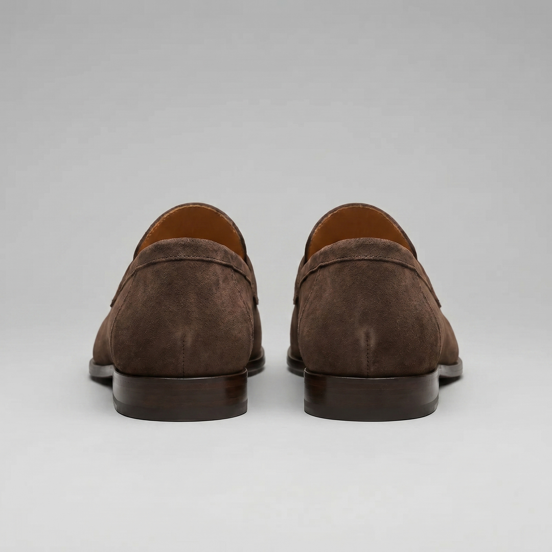 Ruskind Penny Loafers til Mænd – Klassisk Casual Stil