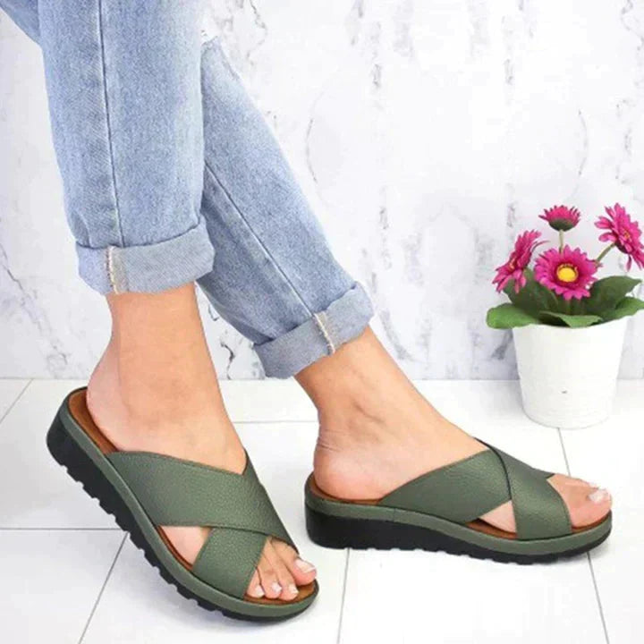 Dame Komfort Sandaler med Krydsrem